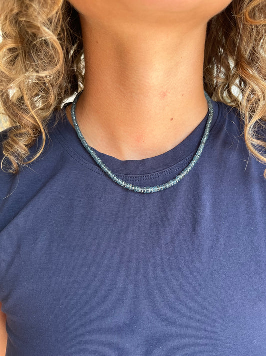 Kyanite Beaded Necklace (Small)