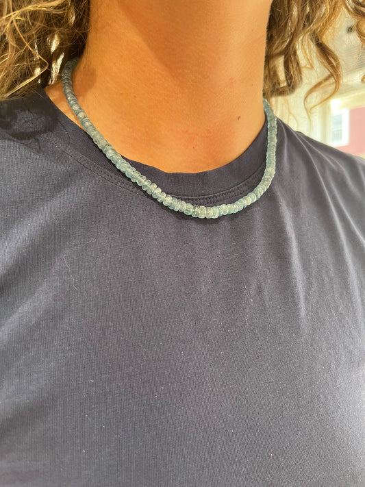 Kyanite Beaded Necklace (Large)