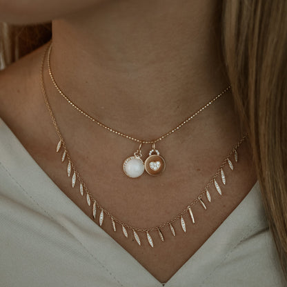 Mini Sweetheart Locket - Diamond