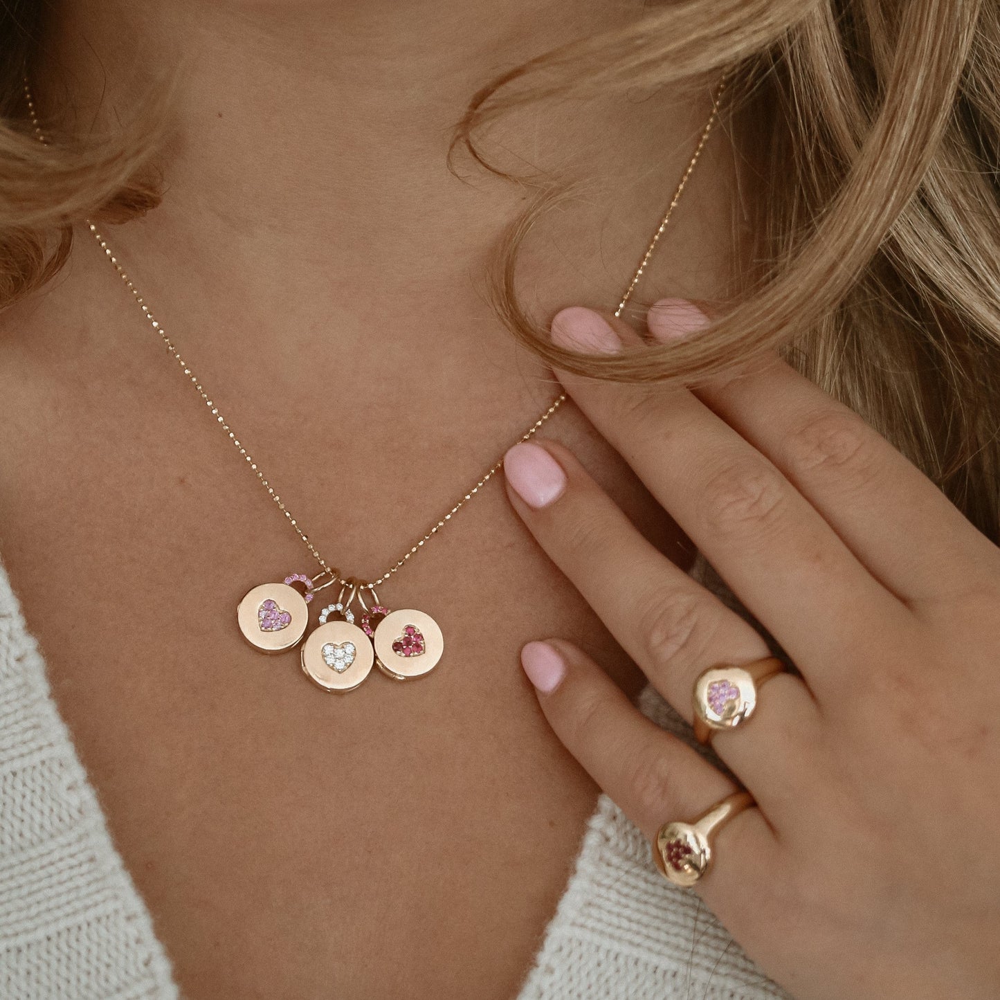 Mini Sweetheart Locket - Diamond