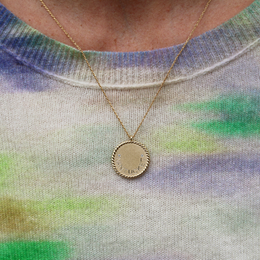 Imperial Disc Necklace - Nantucket