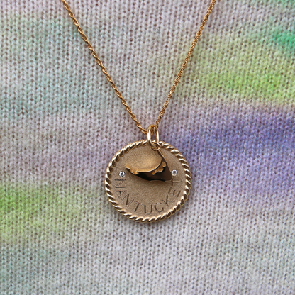 Imperial Disc Necklace - Nantucket