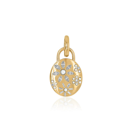 Flora Large Oval Pendant