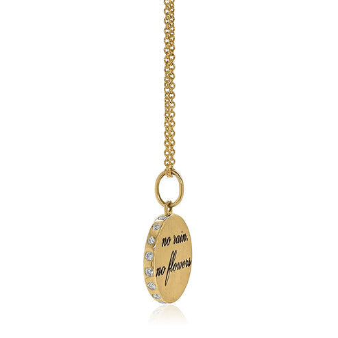 Small Floret Necklace - Diamond