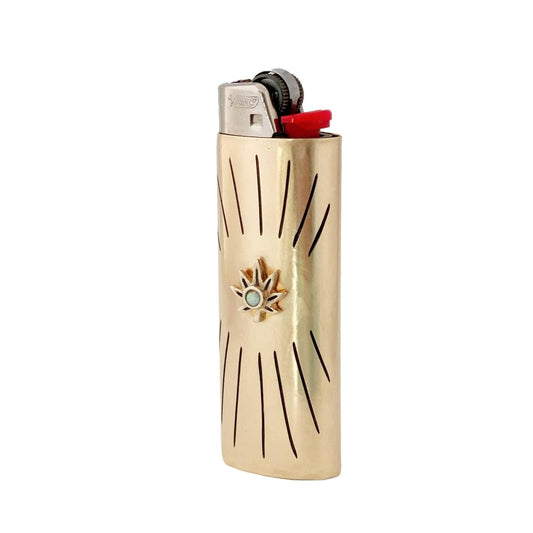 Leaf Lighter Case - Opal