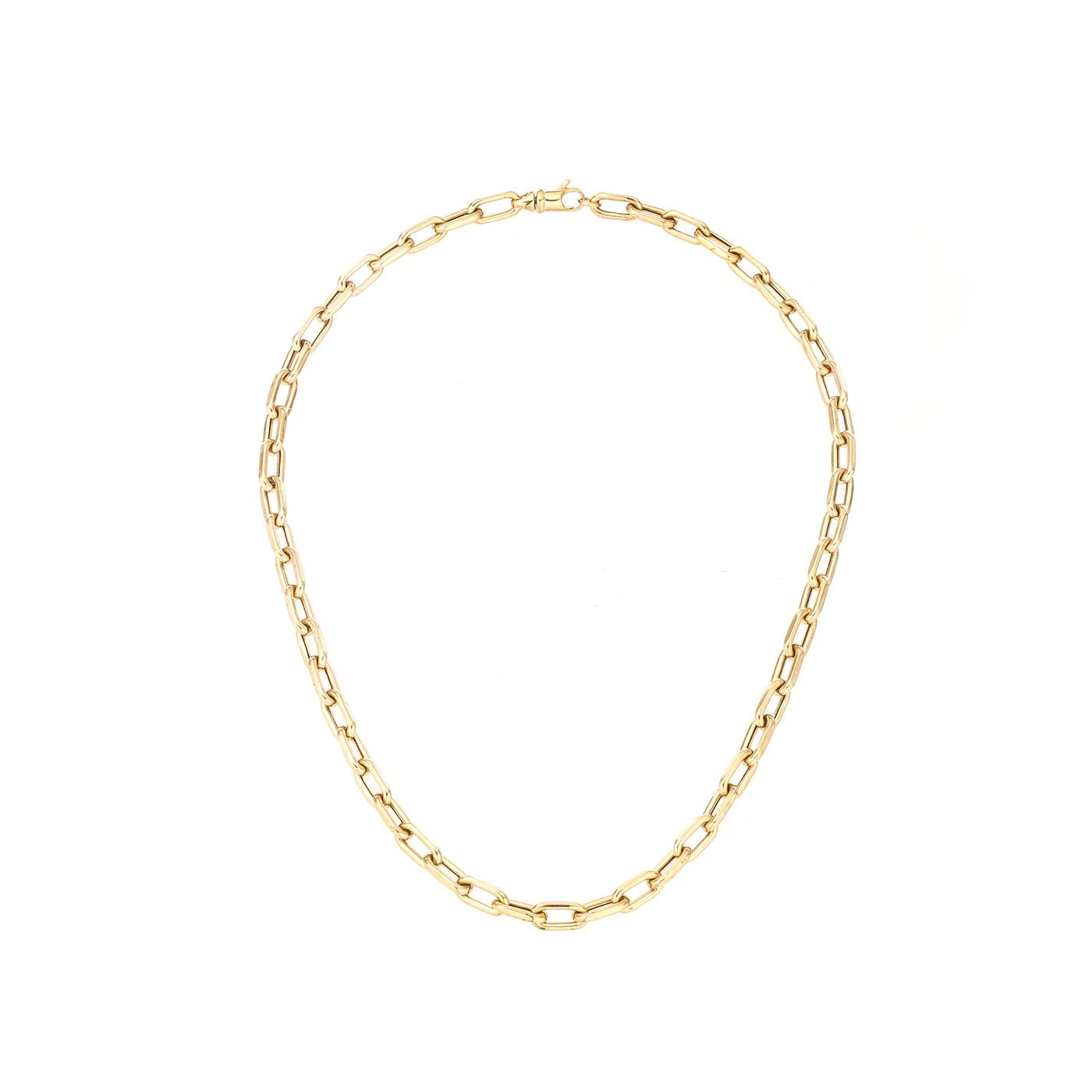 5.3mm Wide 18" Italian Chain Link Necklace