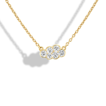 Large Diamond Cloud Necklace