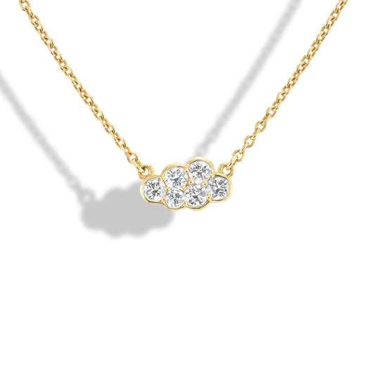 Large Diamond Cloud Necklace