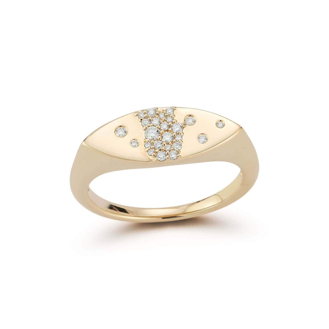 Cynthia Rose Marquise Signet Ring