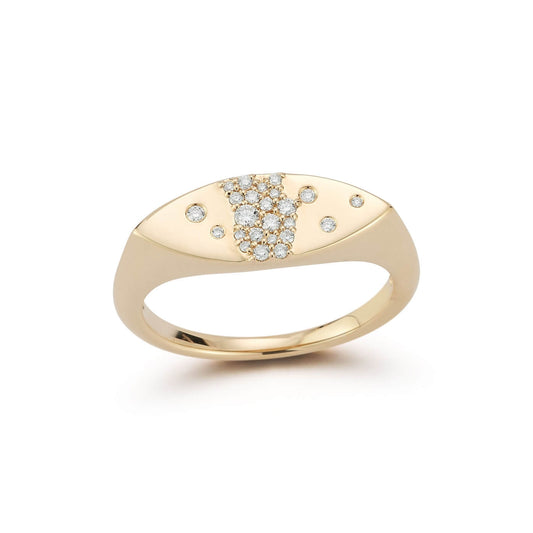 Cynthia Rose Marquise Signet Ring