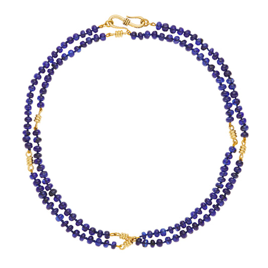 21 Element Blue Sapphire Necklace