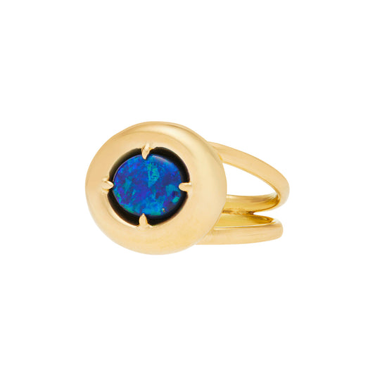 Baby Balloon Ring in Black Opal