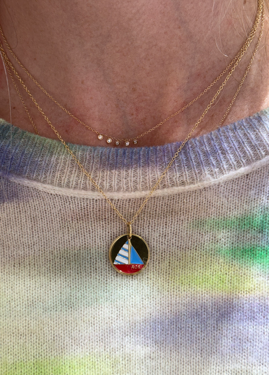 Sailboat Pendant - Nautical