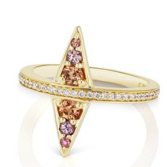 Double triangle ring