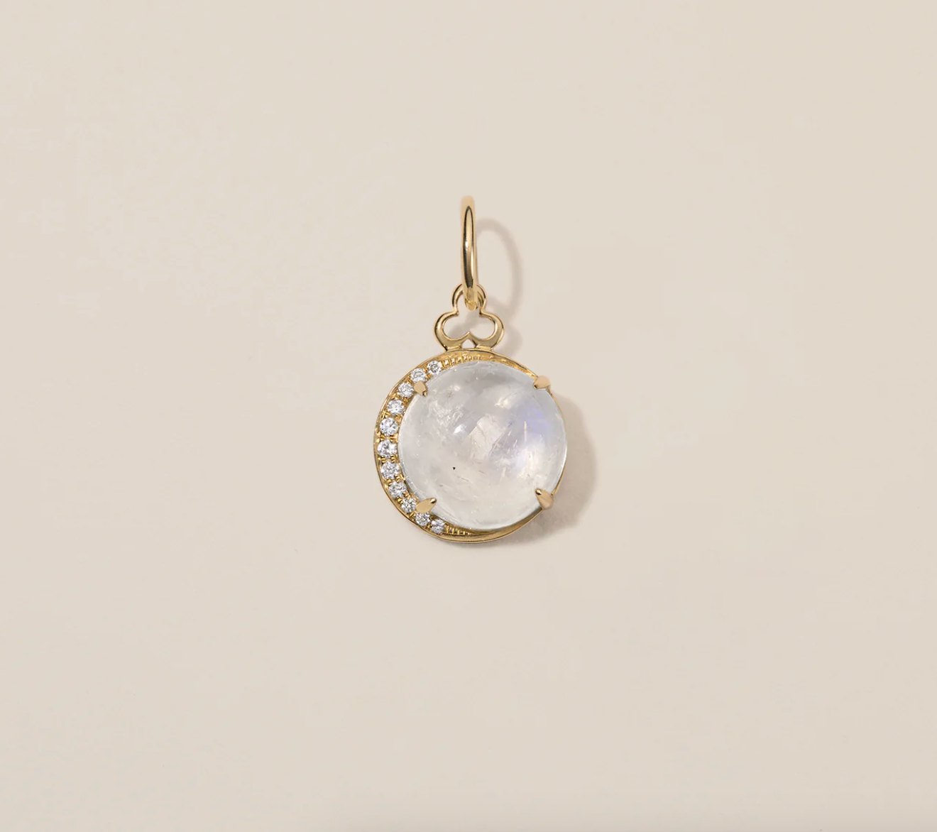 Moon Charm - Rainbow Moonstone