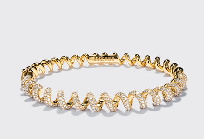 Diamond Slinkee Bangle