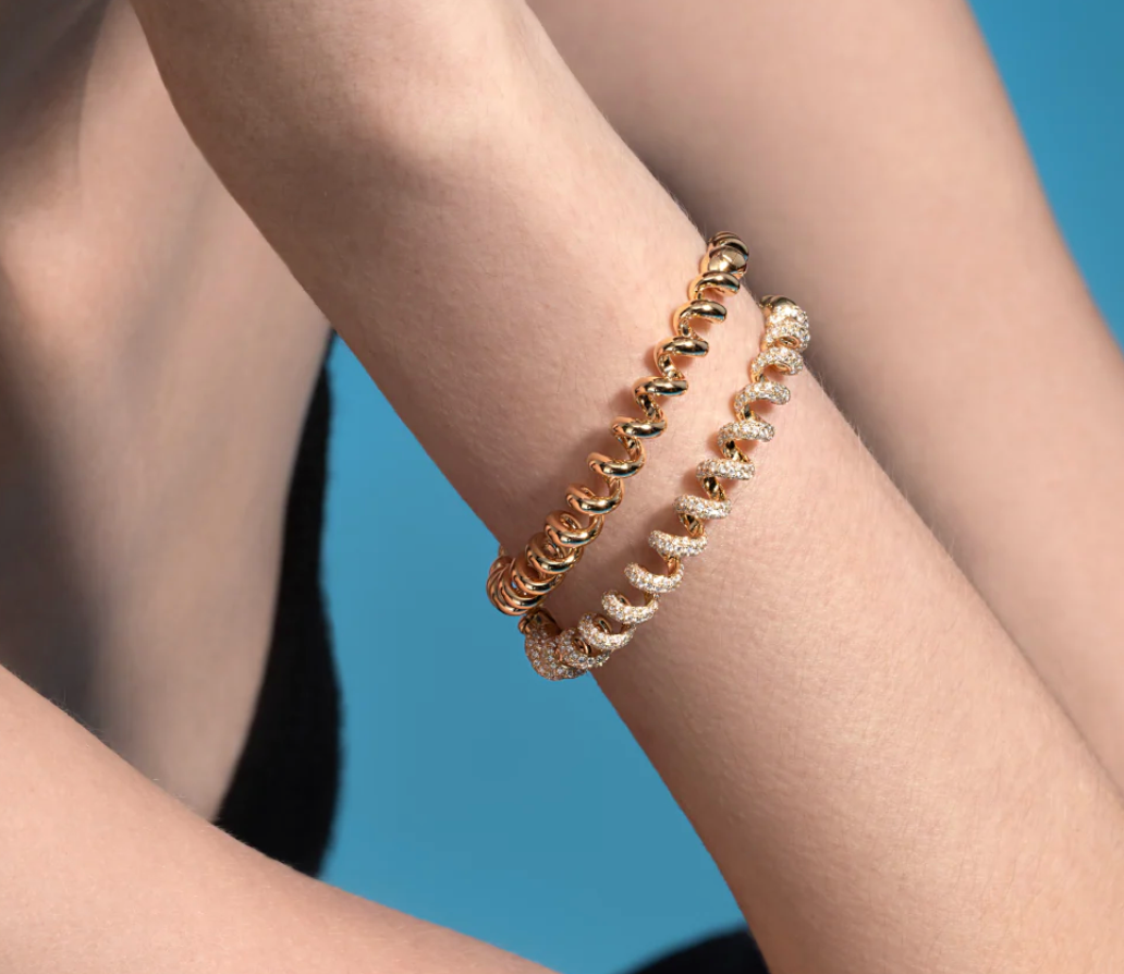 Diamond Slinkee Bangle