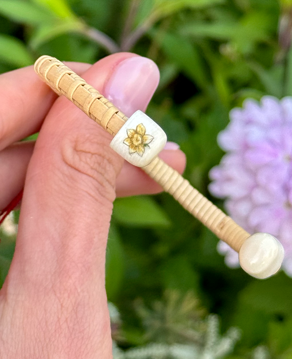Woven Cuff Bracelet - 3.5mm - Daffodil