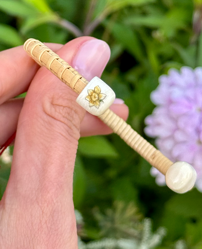 Woven Cuff Bracelet - 3.5mm - Daffodil