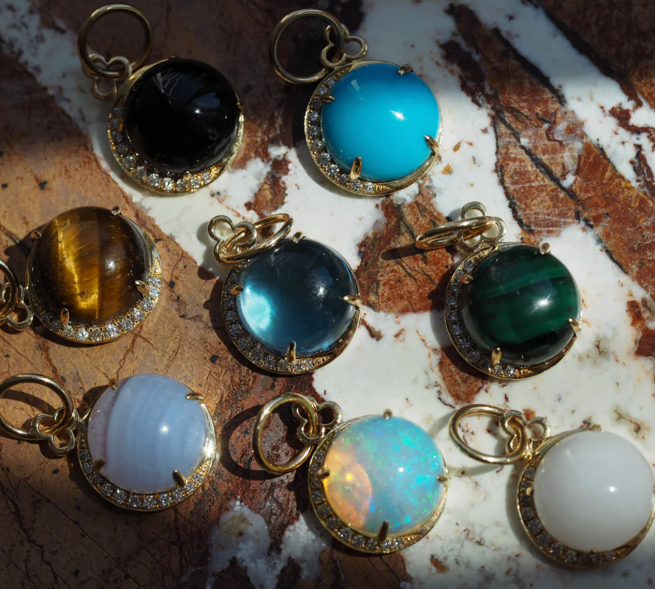 Moon Charm - Ethiopian Opal