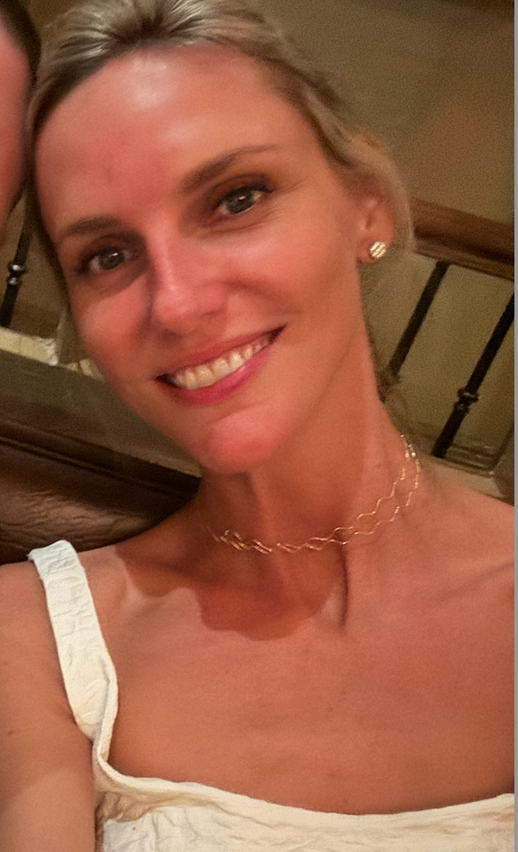 Wave Necklace with Diamond