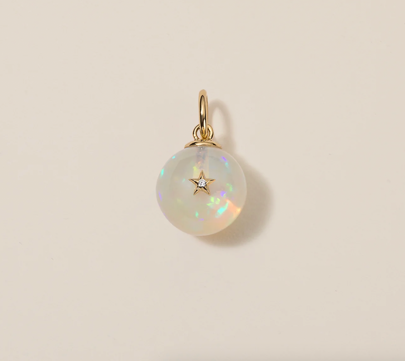 Morning Star Charm with Ethiopian Opal