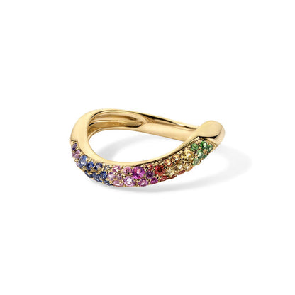 Wave Ring - Rainbow