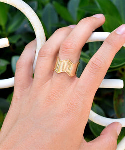 Wide Ric Rac Ring