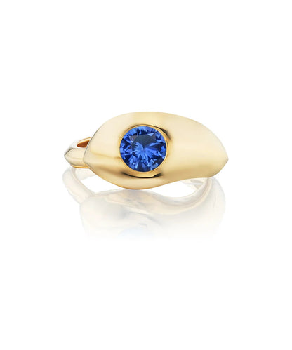 Drip Drop Ring with Tanzanite