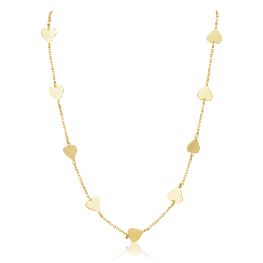 10 Heart Necklace