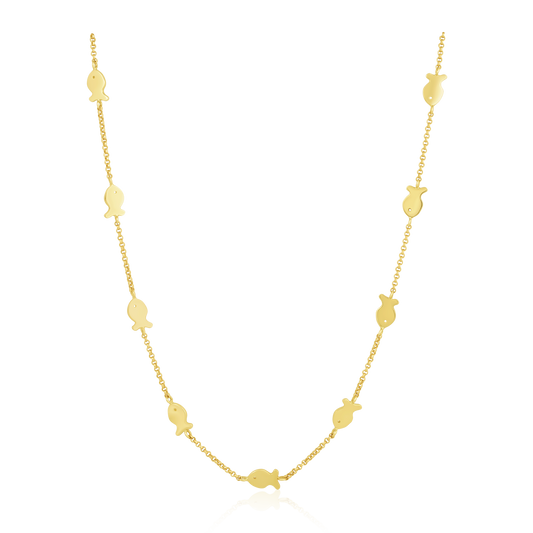 Fish By The Inch Necklace
