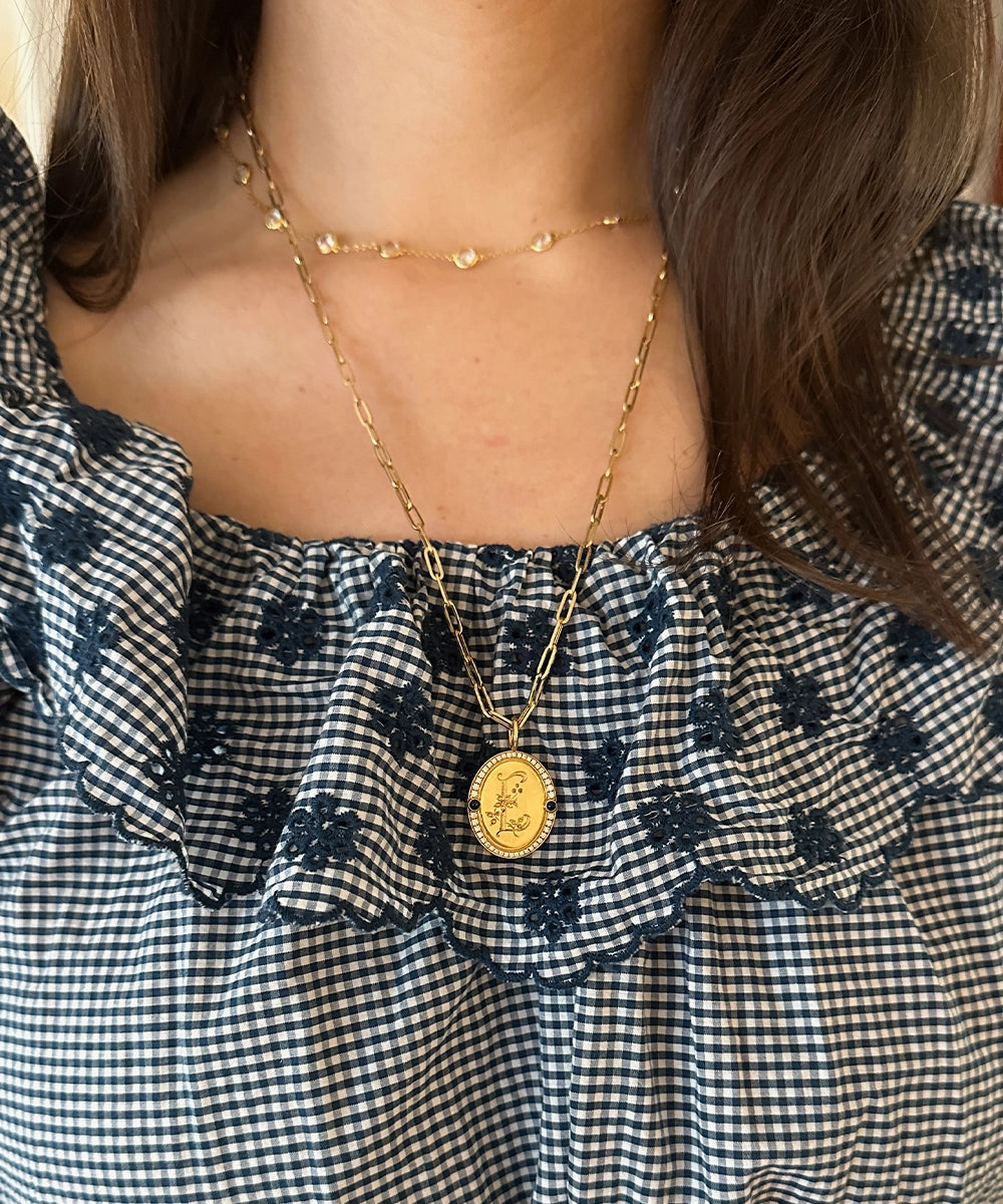 Diamond Corinna Pendant -25mm "E"