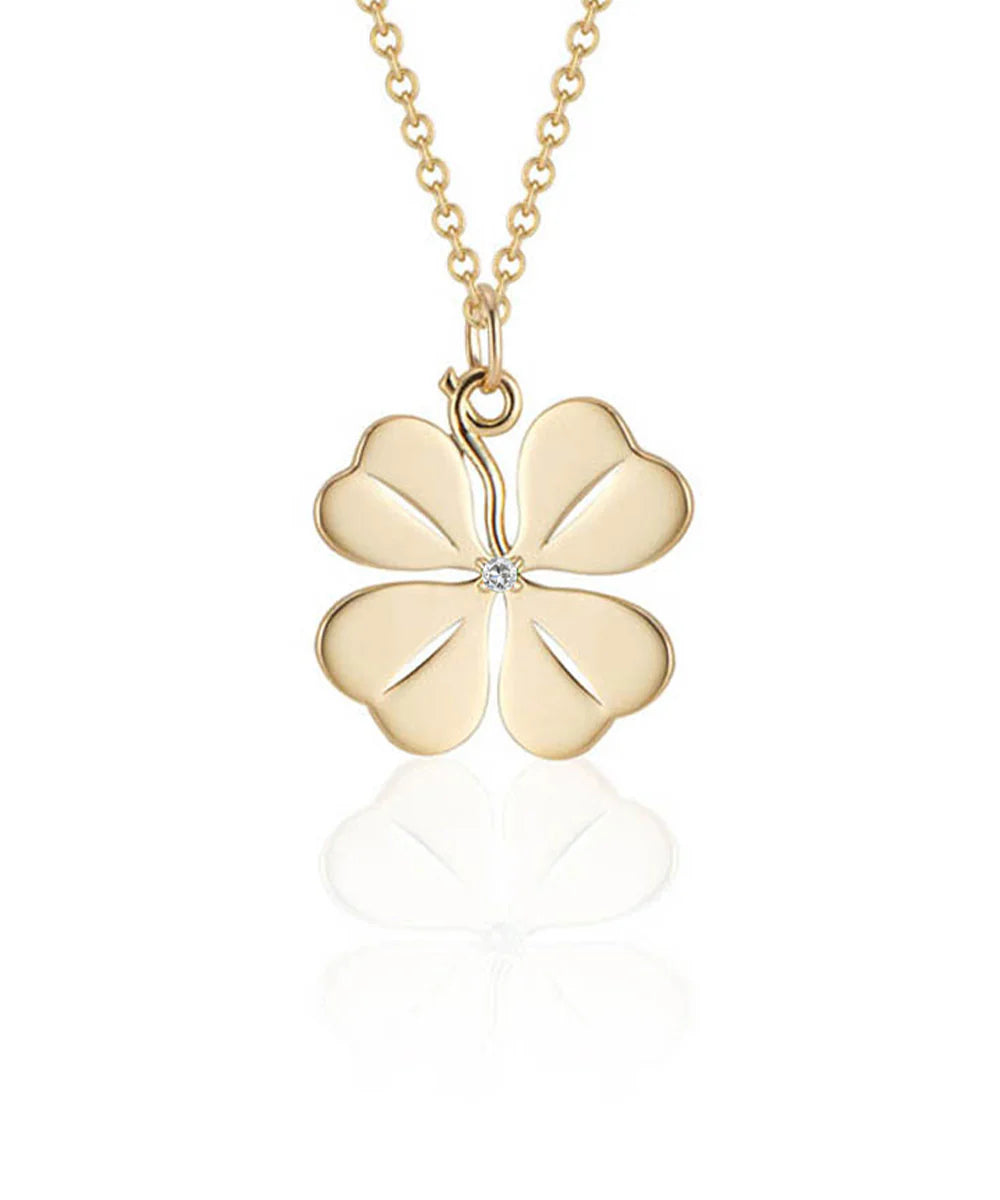 Marge Four Leaf Clover Pendant- Diamond