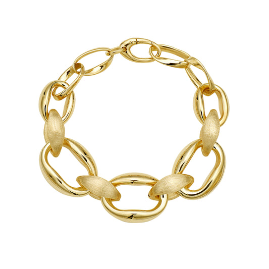 Venezia Statement Satin Link Bracelet