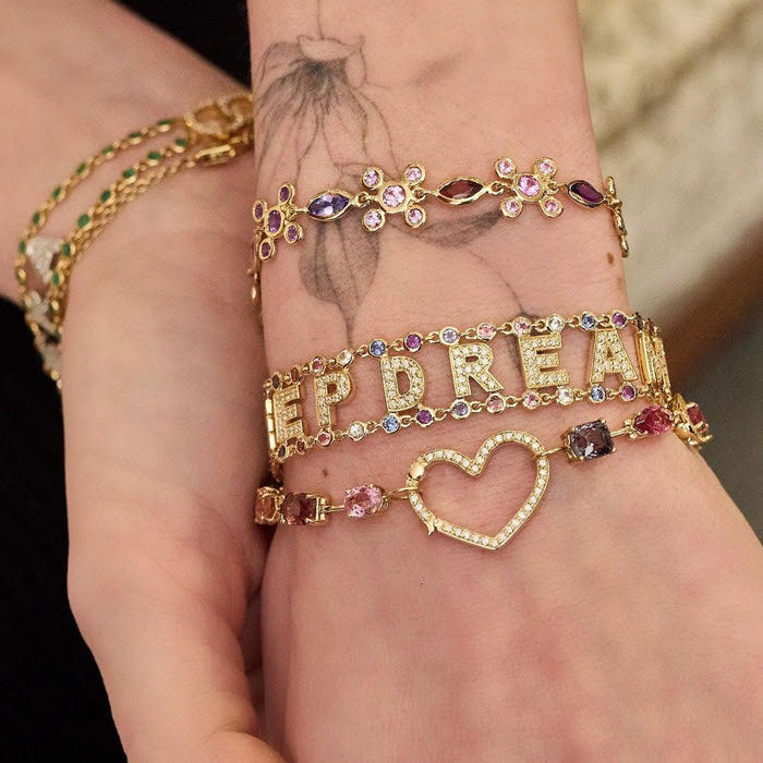 Keep Dreaming Mantra Bracelet