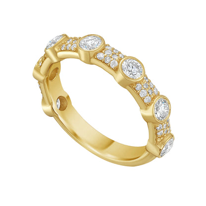 Aurelia Full Diamond Stackable Ring