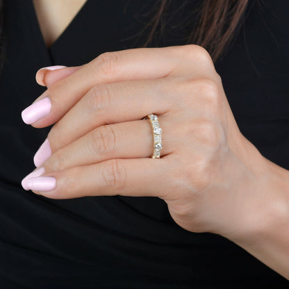 Aurelia Full Diamond Stackable Ring