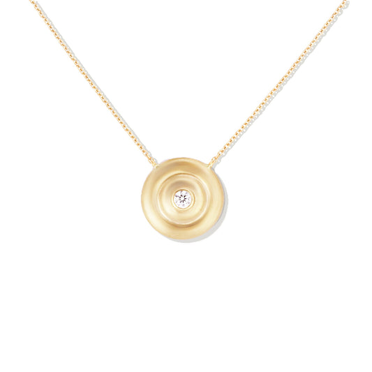 Evolve Small Disk Pendant Necklace