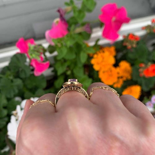 Peace & Plenty Lavender Ring