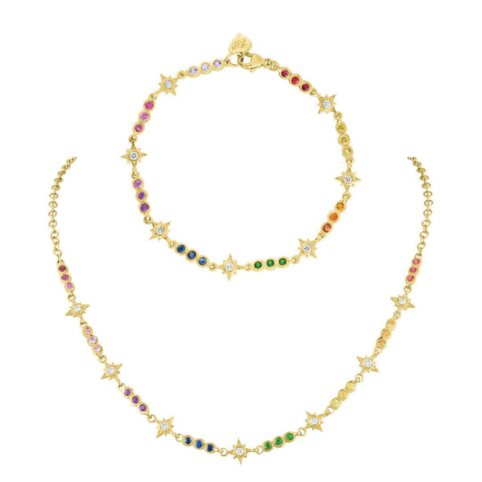Rainbow Stars Necklace