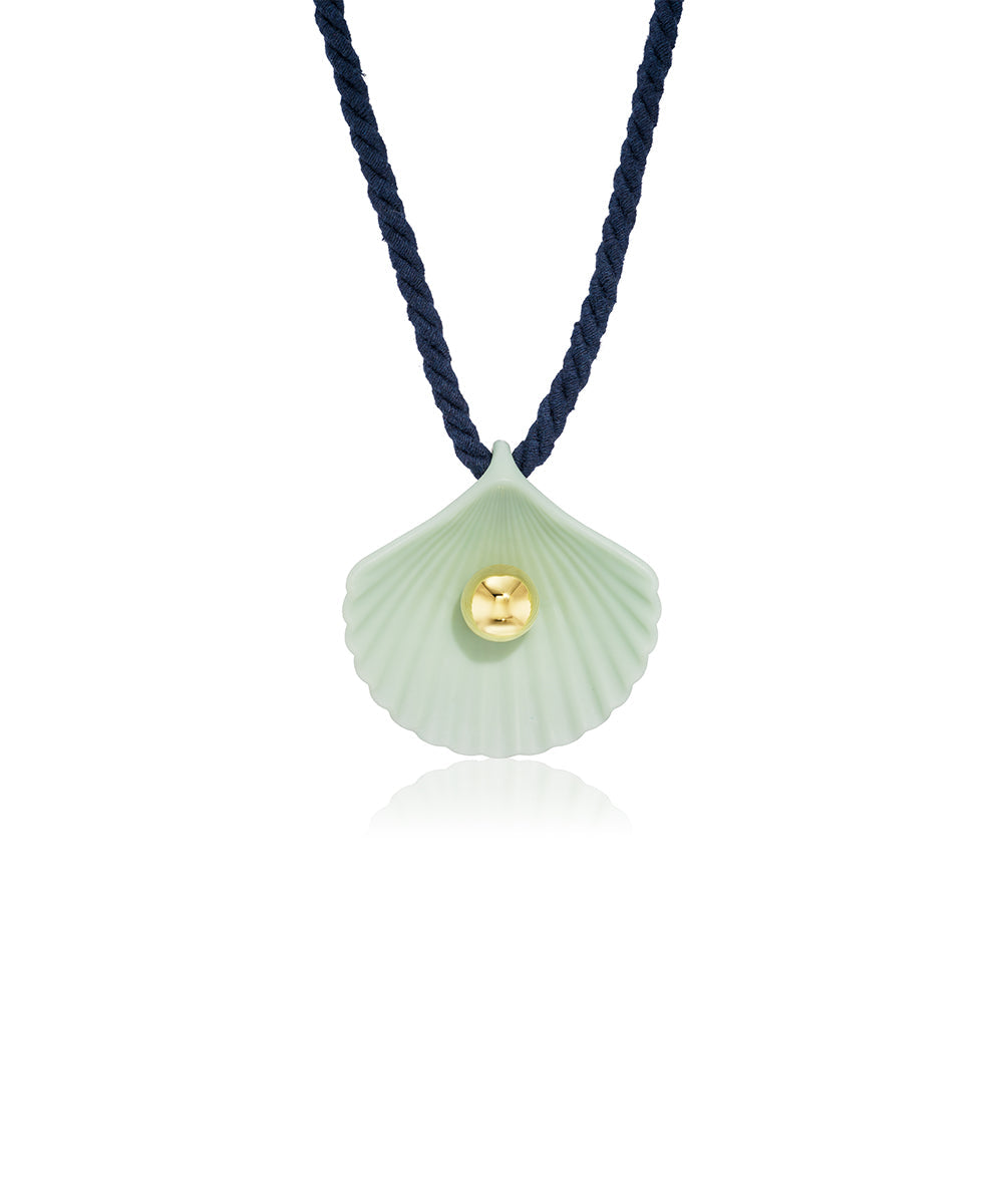 Sea Shell Necklace - Sea Glass