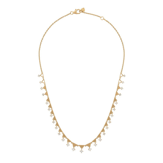 Shine Diamond Collar Necklace