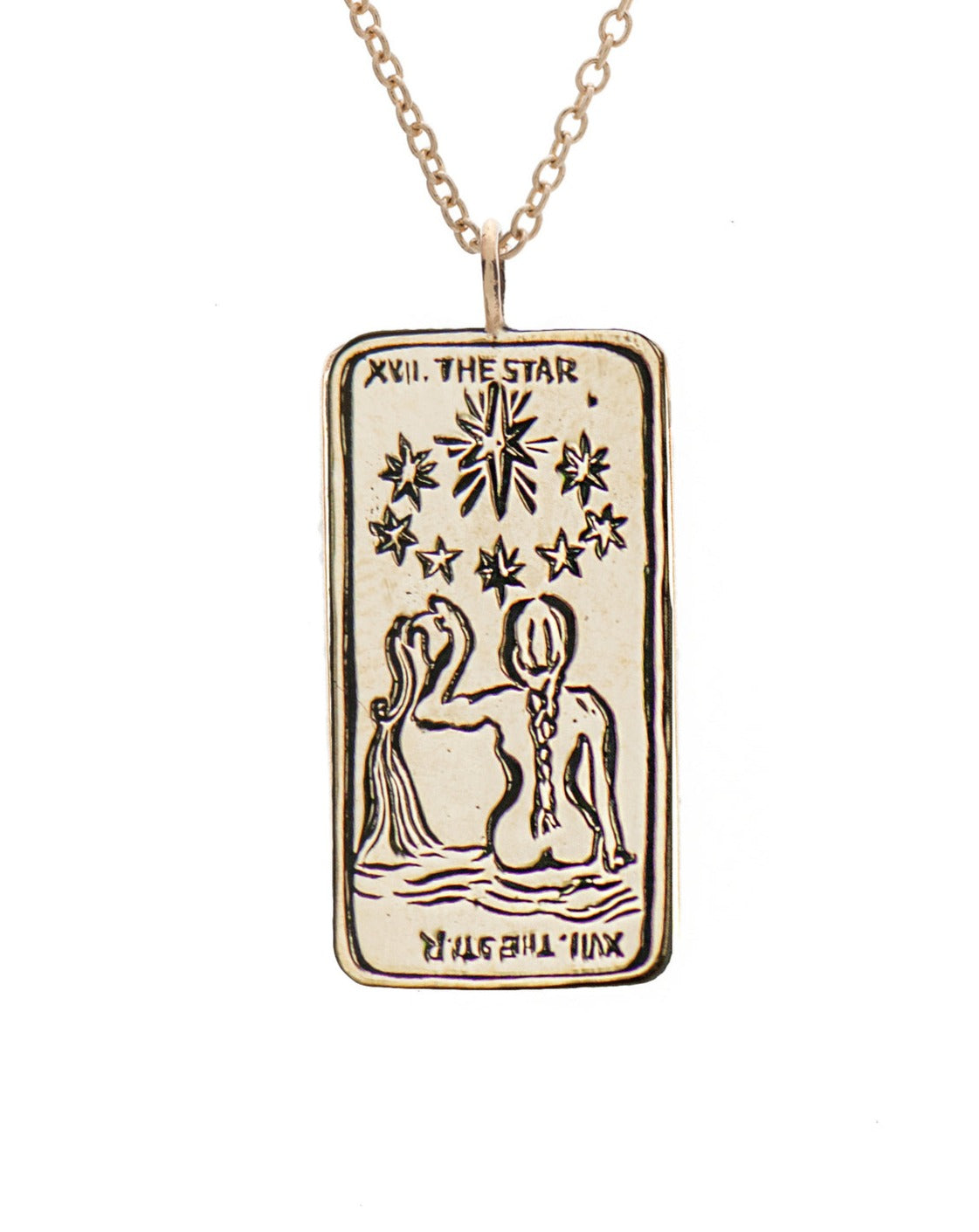 Buy Tarot Card Pendant Necklace Gold Silver or Rose Gold King of Wands  Mystic Jewelry Tarot Gifts Tarot Jewelry Gift for Her Him Uluer Jewelry  Online in India - Etsy