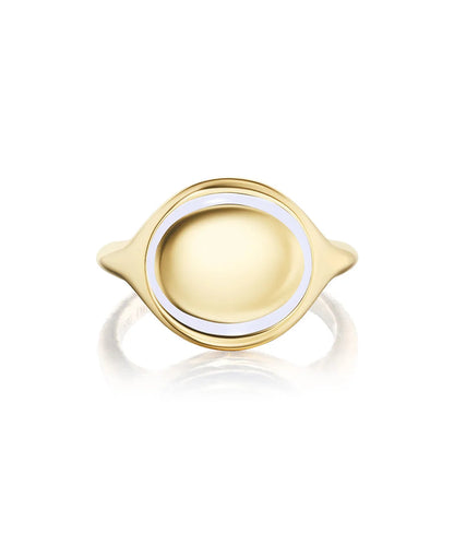 Corinna Enamel Signet Ring