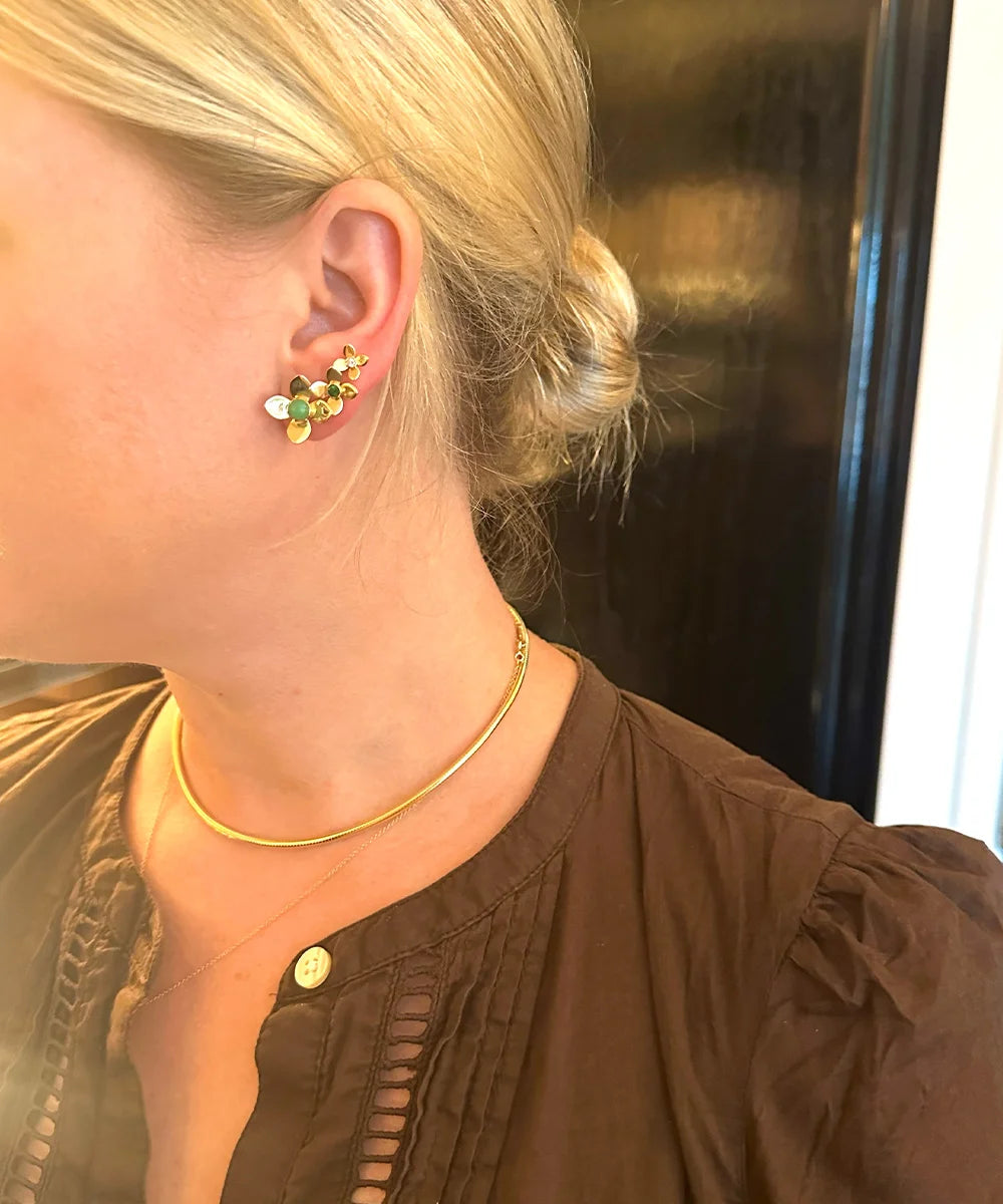 Gold Flex Wire Necklace