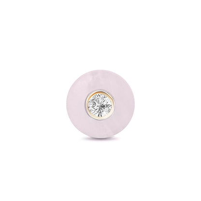 Push Pin Stud - Pink Opal
