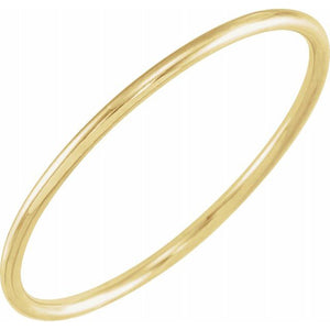 Stackable 14k Yellow Gold Ring