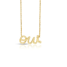 Load image into Gallery viewer, Oui Necklace Diamond 14k Yellow Gold