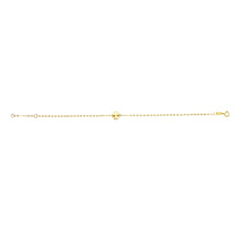 Load image into Gallery viewer, Delicate Luck Bracelet (4 leaf clover) 14k Yellow Gold