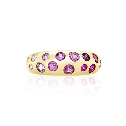 Nomad Ring - Ombre Pink Sapphire